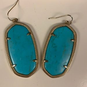 Kendra Scott Danielle earrings turquoise